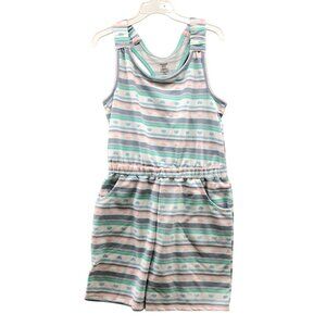 Dreamlife Sleepwear Girls Size M (10-12) Soft Pajama Romper Heart Print